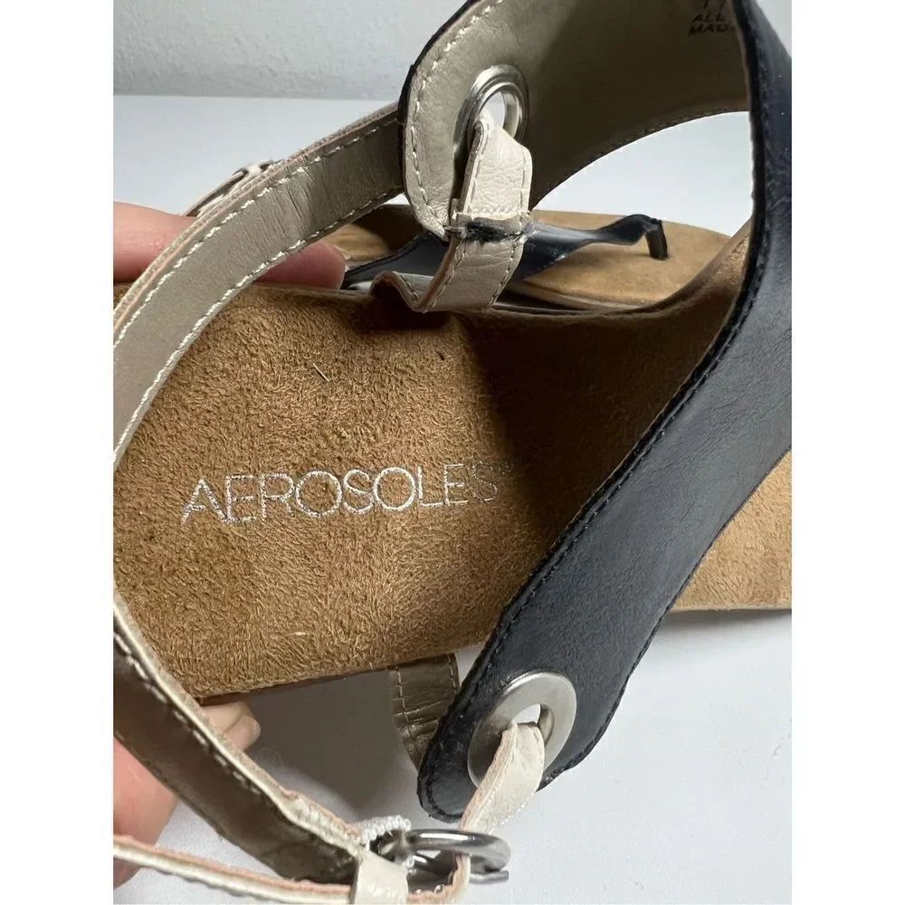 WOMEN'S AEROSOLES IN CONCHLUSION SANDALS Size 11M - Picture 4 of 9